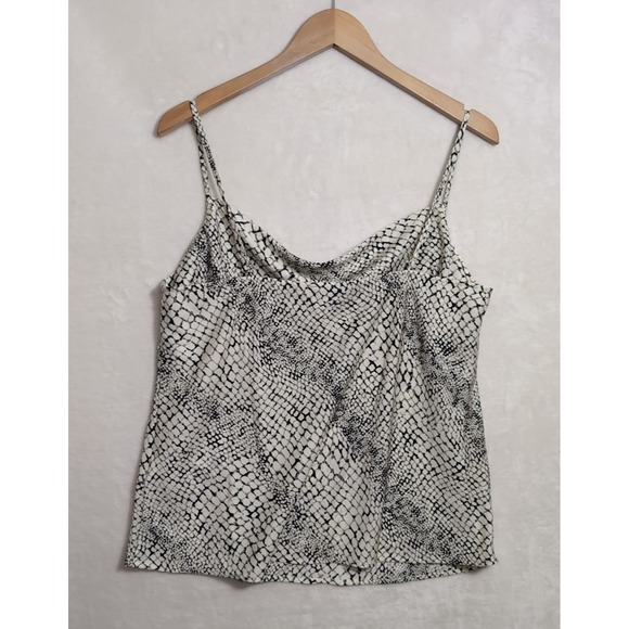 Banana Republic Camisole Tank Top Womens L Snake Print Business Casual Party - Picture 3 of 9